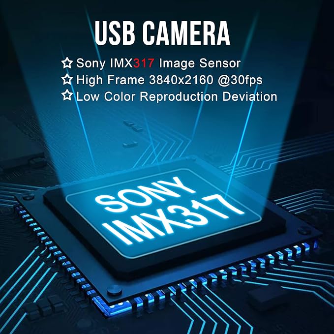 ELP 4K Mini USB Camera with 3.6mm Lens and 3840x2160 HD Resolution for MAC/Windows/Linux/Raspberry Pi