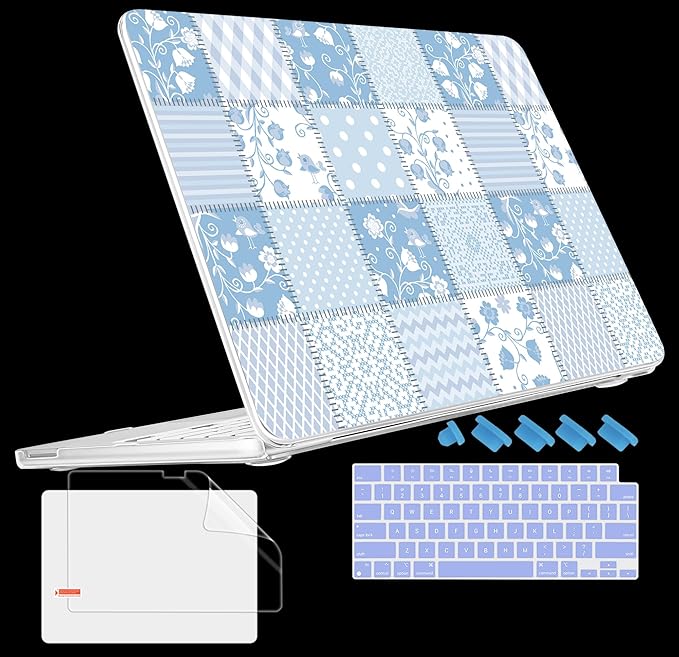Tuiklol for 2026 MacBook Neo 13 Inch A18 Pro Chip Case, (Model A3404) Anti-Scratch Anti-Drop Slim Hard PC Shell Case with Shockproof Protective MacBook Neo Laptop Cover,Patchwork Floral