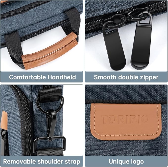 9-11 Inch Tablet Sleeve Bag, Padded Protective Travel Carrying Case for iPad A16 2025, iPad Air M4 11-inch 2026 M3 M2, iPad Pro M5/M4 11 inch, iPad 10/9/8/7th, Galaxy Tab A9+/S9/S8 11"
