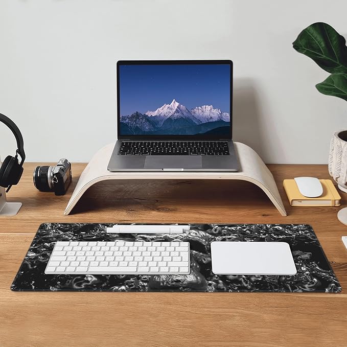 Skull Mouse Pad XL Large Mousepad Non Slip Rubber Base Desk Mat for Laptop Computer Gaming 31.5" X 12"