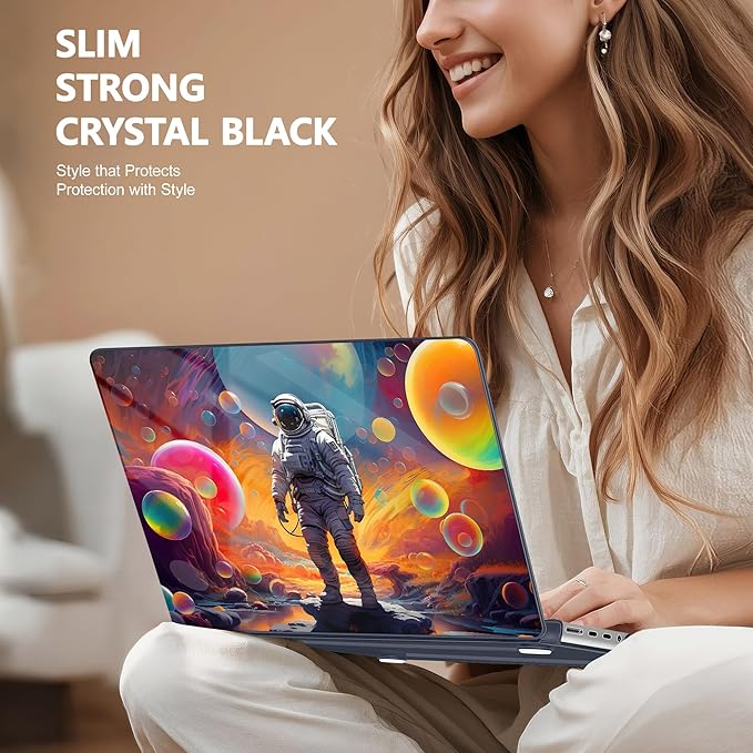 May Chen for 2026 MacBook Pro 14-inch M5 M4 M3 M2 M1 Pro/Max Chip, Release 2026 2025-2021, Model A3427 A3426 A3434 A3112 A3401 A3185, Plastic Hard Shell with Keyboard Cover, Astronaut