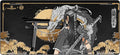 Starforge - Golden Dragon Gaming Desk Mat – Large Extended Mouse & Keyboard Pad