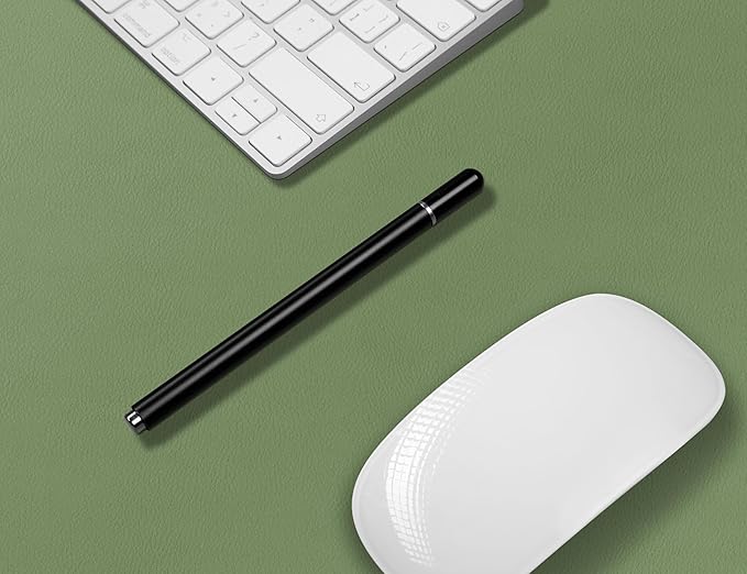 Leather Desk Pad Protector, Mouse Pad, Non-Slip Computer Mat for Desk, PU Leather Office Desk Mat for Home & Office, Waterproof Laptop Desk Blotter for Keyboard and Mouse, Olive Green (15.7''X31.5'')