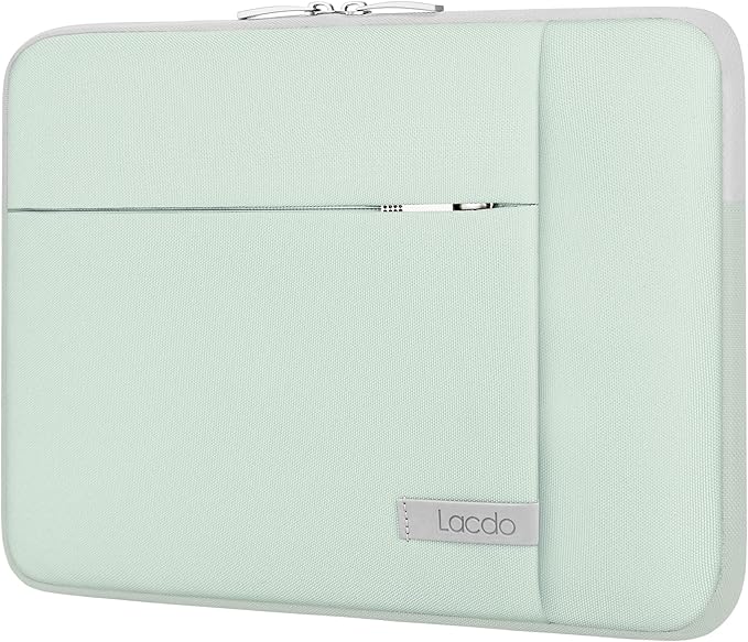 Lacdo Chromebook Case 11 Inch Laptop Sleeve for 11 Inch Acer HP Lenovo Dell Samsung ASUS Chromebook Spin 3 11, 13 inch New Surface Pro 11 Copilot+PC / 10 9 8 X, 11.6" MacBook Air Computer Bag, Green