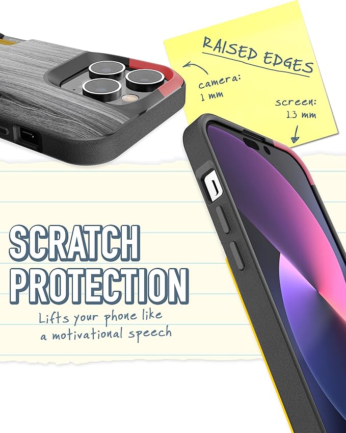 Smartish® iPhone 14 Pro Wallet Case - Wallet Slayer Vol. 1 [Slim + Protective] Credit Card Holder - Drop Tested Hidden Credit Card Slot Cover for Apple iPhone 14 Pro - Graspin' Aspen