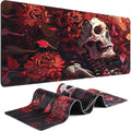 Gaming Mouse Pad - (31.5"×11.8") Skull Large Mouse Pads for Desk - Desk Mat for Keyboard and Mouse with Non-Slip Base, Desks Pad Matfor Game/Office & Home