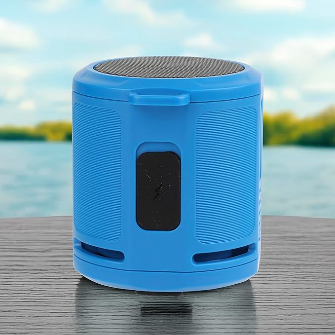 Altec Lansing HydraMicro - Waterproof Bluetooth Speaker, Lightweight & Portable Speaker for Travel & Outdoor Use, Royal Blue