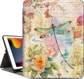 Vimorco Case for iPad Air 3rd 2019, for iPad Pro 10.5 inch 2017/2019, for iPad 9th/8th/7th Generation 10.2 inch,Multiple Viewing Angles,Pencil Holder,Full Protective Cover,Auto Sleep/Wake,Dragonfly