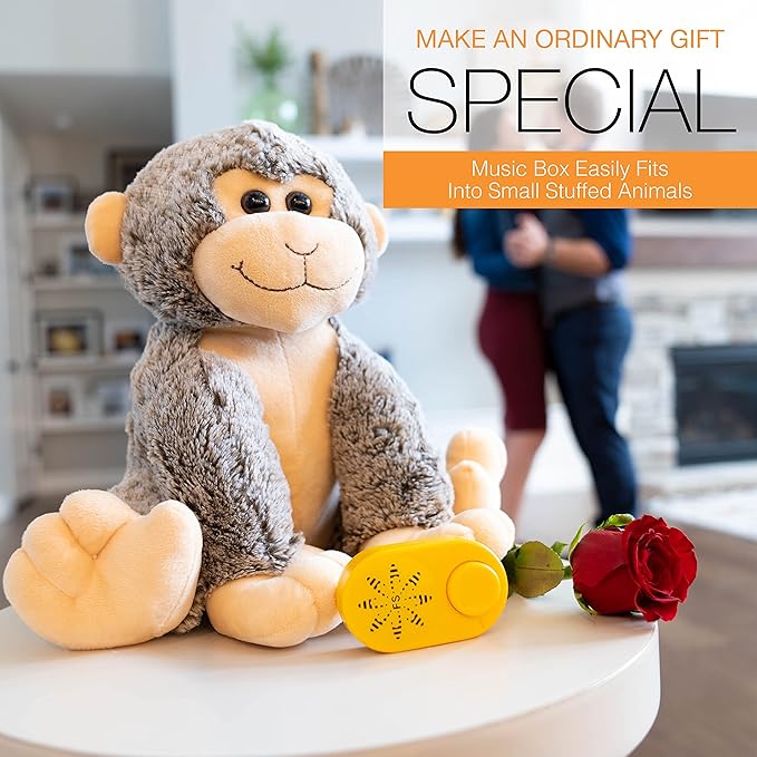 2+ Hr Voice Box for Stuffed Animals by Friendly Songs - This Sound Module can Hold 70+ MP3 Songs or MP3 Voice Recordings Inside The Voice Recorder for Stuffed Animals and Plush Teddy Bears