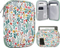 TiMOVO 6-7 Inch Tablet Sleeve for eReader Book Paperwhite/Colorsoft Signature Edition, Protective Sleeve Cover Case with Pocket for E-Reader/Oasis & Kobo Devices, Flowers