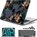 May Chen for 2026 MacBook Pro 14-inch M5 M4 M3 M2 M1 Pro/Max Chip, Release 2026 2025-2021, Model A3427 A3426 A3434 A3112 A3401 A3185, Plastic Hard Shell with Keyboard Cover, Golden Lilies Flowers