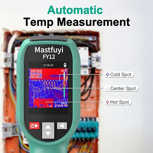 TR10 Thermal Imager,Super Resolution 240×240 Thermal Camera,25Hz Infrared Camera with Temperature Alarm,-4°F to 1022°F Handheld Infrared Imager,8-Hour Battery Life Infrared Camera,Green
