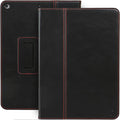 Casemade Real Leather Case Compatible with iPad 10.2” 7th/8th/9th Gen (2019/2020/2021) - Full-Grain Leather Cover, Auto Sleep/Wake, Dual Stand Position (Black)