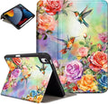 Lokigo New for iPad (A16) 11th Generation Case 11 Inch (2025), iPad 10th Generation Case 10.9 Inch (2022), Multi-Viewing Protective Stand AppleiPad A16Case, Hummingbird Floral