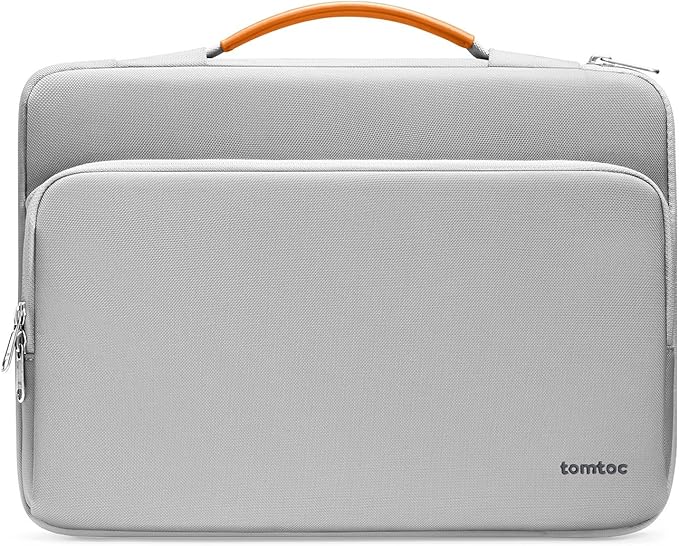 tomtoc 360° Protective Laptop Sleeve for 13.5-14.4 Inch Surface Laptop 6/5/Studio 2/1, Surface Book, Water-Resistant Shockproof Carrying Case Bag for Acer Aspire/Swift, ASUS Vivobook/Zenbook 14, Black