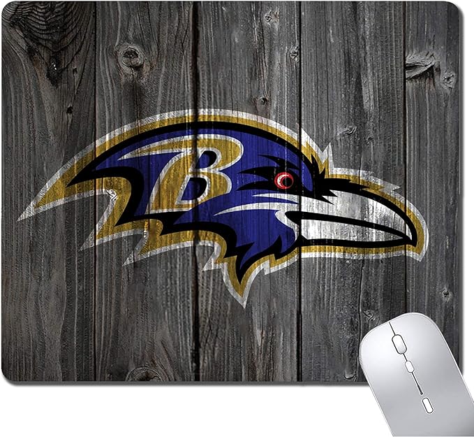 Wood Grain Design Sports Mouse Pad, Non-Slip Rubber Base Mousepad for Computers Laptop, Gaming Mousepad Desk Mat Mouse Pad, Office Supplies - Mouse Pads for Desk