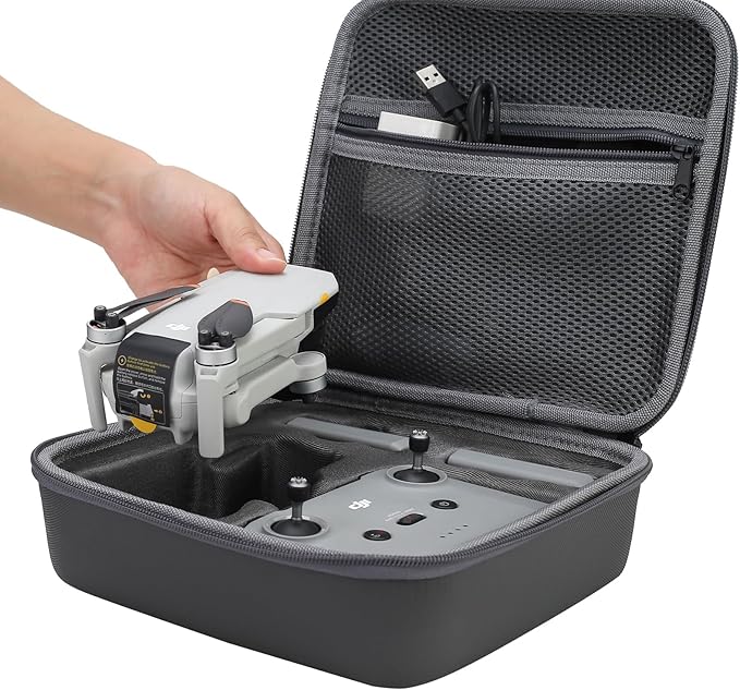 Storage Bag for DJI Mini 4K-Hard Shell Travel Carrying case Compatible with DJI Mini 4K/2/2 SE Drone and Accessories