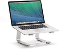 Griffin Elevator Laptop Stand - Ergonomic Computer Riser & Laptop Mount Made of Sturdy Brushed Aluminum - Supports Posture & Elevates Workspace with a Minimal Design, Classic Clear (2.5 Oz)