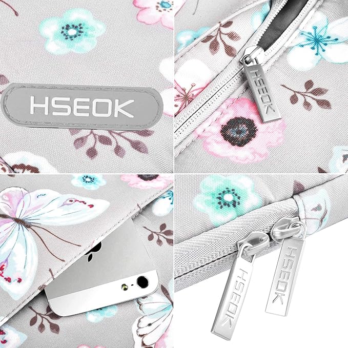 Hseok Laptop Sleeve 15.6 16 inch Case Compatible with MacBook Neo 16, MacBook Pro 16" M5/M4/M3/M2/M1, MacBook Air Pro 15", XPS 16, Most 15" 15.6" 16" Notebooks,B01F01