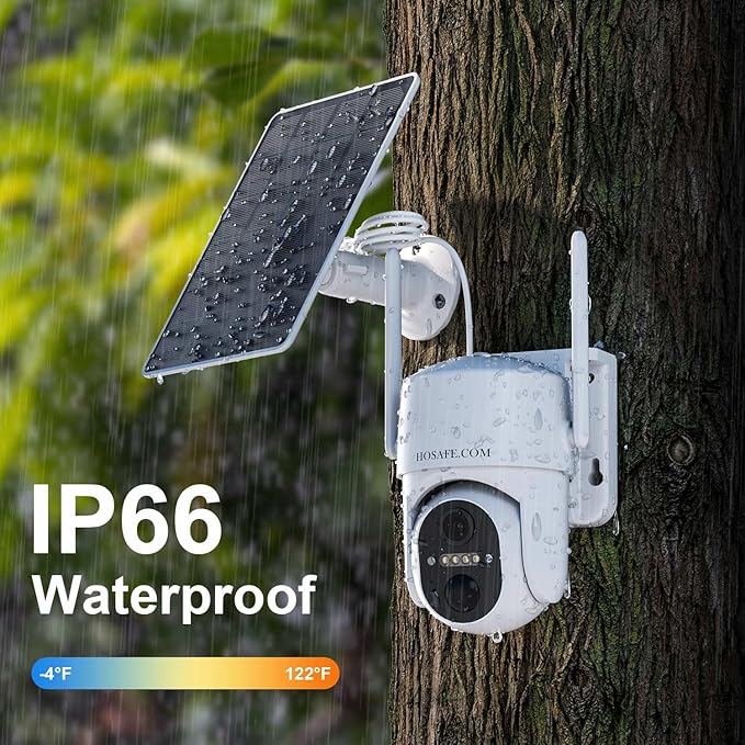 4G LTE Cellular Solar Security Camera Wireless Outdoor, No WiFi Security Camera, Off Grid 2K Color Night Vision ,Built-in SIM Card with Free Cloud Storage(Need Apply) for Barn Farm Jobsite (2 PCS)