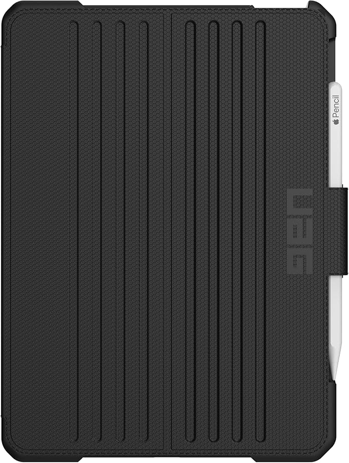 UAG Designed for iPad Pro 11" (4th Gen 2022, 3rd Gen 2021) Case Metropolis Rugged Heavy Duty Protective Cover Multi-Angle Viewing Folio Stand with Pencil Holder, Black by URBAN ARMOR GEAR