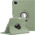 Fintie Rotating Case for iPad Pro 11-inch (4th / 3rd Generation) 2022/2021-360 Degree Swiveling Stand Cover w/Pencil Holder, Auto Sleep/Wake, Also Fit iPad Pro 11" 2nd/1st Gen, Sage Green
