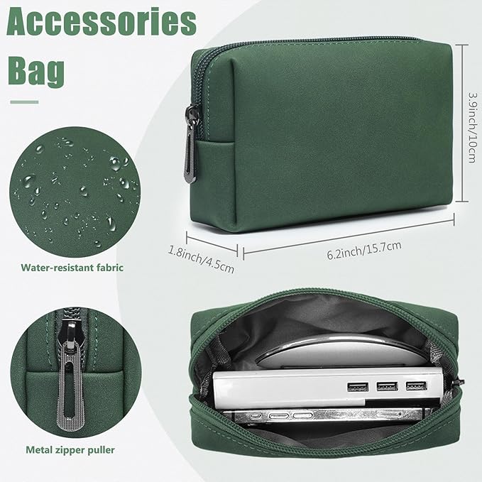 HYZUO 15-16 Inch Laptop Case Bag Sleeve with Stand Feature for MacBook Pro 16 M5/M4/M3/M2/M1 Pro/Max 2026-2019, XPS 15, MacBook Pro 15 2015-2012, Samsung Galaxy Book Flex 15, Midnight Green