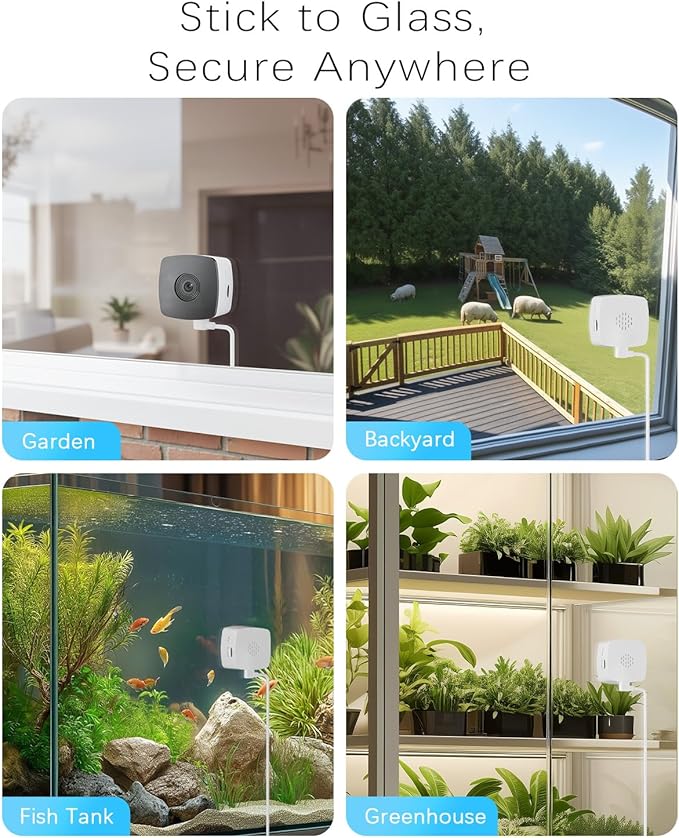blurams 2.4G/5G Cameras for Home Security, 2K Pet Camera Indoor with Phone App, Window Security Camera w/Motion Detection, 2-Way Talk, IR Night Vision