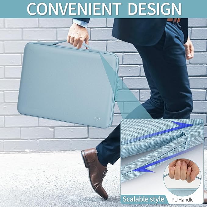Hard Laptop Sleeve Case for 13.6 Inch MacBook Air M2 A2681 2022-2024 M3/A3113 2024,14inch MacBook Pro 14 M4/M3/M2/M1 Pro/Max A3112 A3401 A3185 A2992 A2918 A2779 2024-2021, Water-Resistant