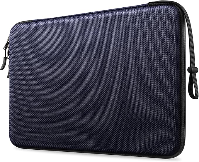FINPAC Hard Laptop Sleeve Case for 15.3 inch MacBook Air M5 M4 M3 M2 (2026-2023) A3448 A3241 A3114, 16.2 inch MacBook Pro 2026 M5/M4/M3/M2/M1 Pro/Max, Waterproof Case for Surface Laptop, Deep Blue