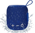 Portable Bluetooeh Speaker Wireless Mini IPX7 Waterproof Speaker 24H Playtime 360° Stereo Surround Sound Bass Small Speakers for Outdoor Travel(Blue)