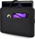 17 Inch Laptop Sleeve Carrying Case for HP 17 17.3" Laptop, HP Envy 17 17t 17m 17.3, Pavilion 17, ASUS Vivobook 17, LG Gram 17, MSI 17.3 inch Case Bag, Black