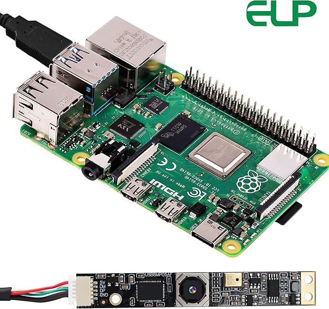 8mp Auto Focus USB Camera with Microphone Mini PC Camera for Computer 4K lightburn Camera for Laser Engraver Mini Strip Webcam Board CCTV USB Surveillance Camera for Raspberry Pi Laptop