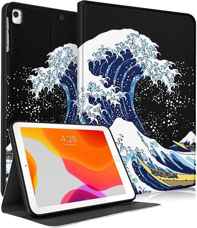 Uppuppy for iPad 5th/6th Generation Case, for Apple iPad Air 1st/2nd, for iPad Pro 9.7 Inch Case Cute Kids Boys Women Girls Folio Cool Cartoon Design Folio Cover for Apple iPad 5/6, Air 1/2, Pro 9.7