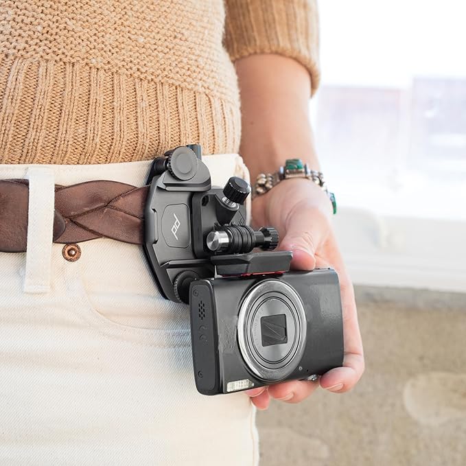 Peak Design POV Kit V2, Action Camera Mount, Low Profile and Quick Connecting, Mounts Action Cameras to Backpacks, Belts and Straps, Adjustable and Secure, Requires Capture Camera Clip