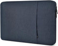 Portable Monitor Sleeve 15.6 16.1 inch, Padded Shockproof Carrying Case Bag for 15.6-16.1 inch Portable Display Monitors, Water-Resistant Laptop Bag Cover with Accessory Pocket -Navy Blue