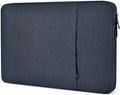 18 inch Portable Monitor Sleeve, Padded Shockproof Protective Carrying Case Bag with Accessory Pocket, Water-Resistant Monitor Display Bag for 18.5 inch Portable Monitors -Navy Blue