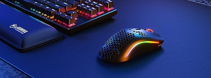 GLORIOUS Model O Wireless Gaming Mouse - Superlight, 69g Honeycomb Design, RGB, Ambidextrous, Lag Free 2.4GHz Wireless, Up to 71 Hours Battery - Matte Black