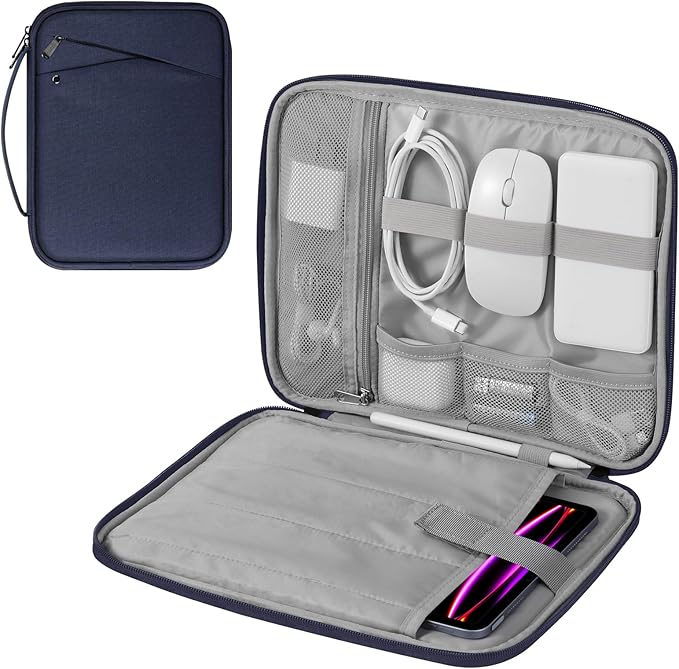 MoKo 13-14 Inch Laptop Sleeve Bag Carrying Case with Handle, Padded Protective Travel Bag for New 13-inch Mac Neo A18 Pro, 14” Mac Pro M5/M4/M3/M2/M1, 13“ Air M5/M4/M3/M2/M1, Indigo