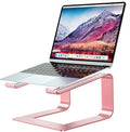 Urmust Laptop Stand for Desk - Ergonomic Computer Stand Riser Holder for MacBook Air Pro, Dell, HP, Lenovo, Samsung, Alienware Laptops 11-15.6" (Pink, Up to 15.6" Laptop)