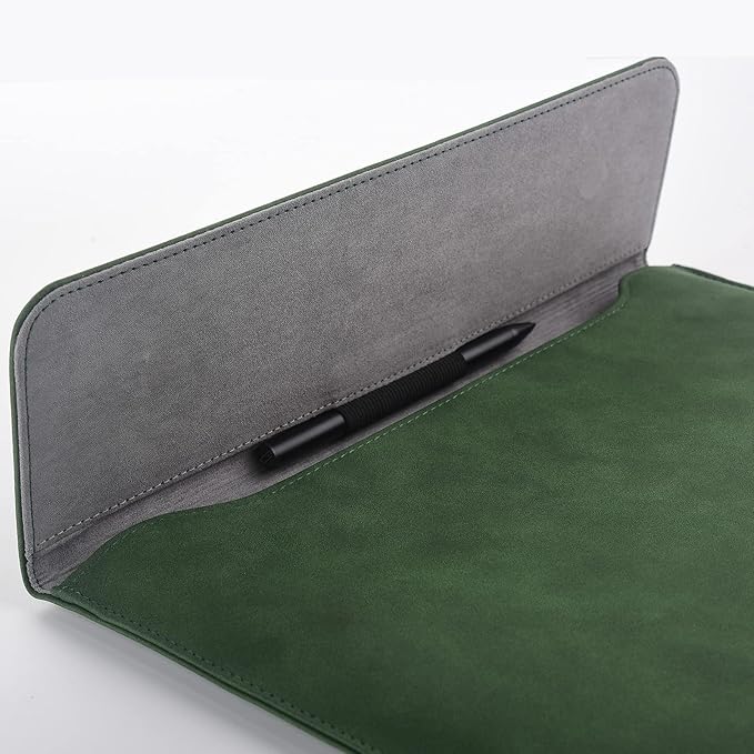 Surface Pro 11th/10/9/8/7/6/5/4/Pro X Sleeve case, for Microsoft 12-12.3-13 Inch Tablet Waterproof Ultrathin Carrying Cover(Green)
