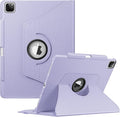 Fintie Rotating Case for iPad Pro 12.9-inch 6th Generation 2022-360 Degree Swiveling Protective Cover with Pencil Holder, Auto Sleep/Wake, Also Fit iPad Pro 12.9" 5th/4th/3rd Gen, Lilac Purple