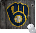 Wood Grain Design Sports Mouse Pad, Non-Slip Rubber Base Mousepad for Computers Laptop, Gaming Mouse Pads for Desk Office Supplies
