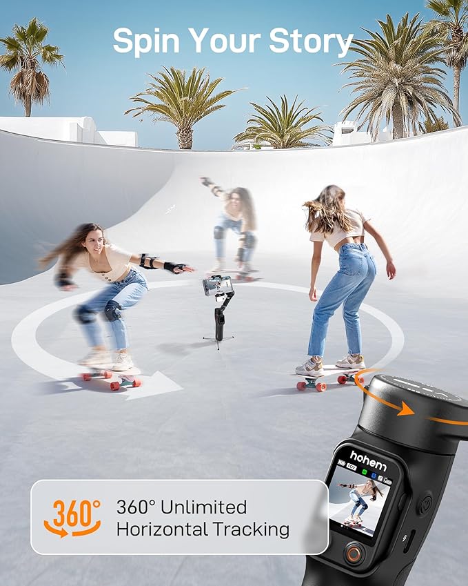 hohem iSteady X3 Gimbal Stabilizer for iPhone & hohem iSteady V3 Ultra Gimbal Stabilizer for Smartphone