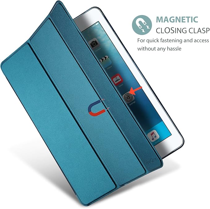 ProCase Smart Case for 10.5” iPad Air 3rd Generation 2019 / iPad Pro 2017, Slim Stand Cover with Translucent Frosted Back for iPad Air 3 -Teal
