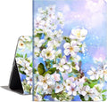 for iPad Air M4/M3/M2 11 Inch Case 2026, for iPad Air 5Th/4Th Gen Cases 10.9-inch, for iPad Pro 11 Inch Case 4Th/3Rd/2Nd/1St Generation, Multi-Angle View, Auto Wake/Sleep, Peach Blossom
