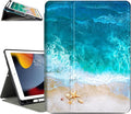 Vimorco for iPad 6th/5th Generation Case 2018/2017, for iPad Air 2/Air Case 2014/2013, for iPad Cases 6th/5th Generation 9.7-inch Cover Pencil Holder/4 Viewing Stands/Typing Stand/Slim, Ocean Beach
