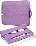 Voova Laptop Sleeve Carrying Case 13 13.6 Inch Compatible with MacBook Air 13 M1/M2/M3/M4, MacBook Pro 13/14, IPad Pro 13, Waterproof Slim Computer Cover Bag, Lavender