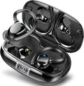Wireless Earbuds for Small Ear, HiFi Stereo Sport Bluetooth 5.3 Headphones with Earhooks, 48H Deep Bass Ear Buds with LED Display, Noise Cancelling, IP7 Waterproof Earphones Built-in Mic for Running