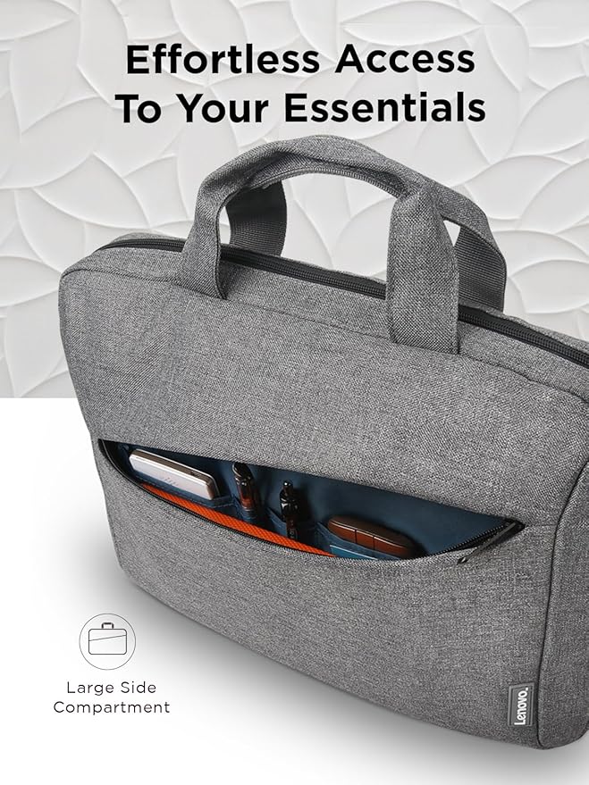 Lenovo Laptop Carrying Case T210, 15.6-Inch Laptop and Tablet, Sleek Design, Durable and Water-Repellent Fabric